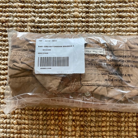 NEW Free People Baby Cord Button Down Shirt - Picture 7 of 16